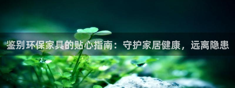 杏耀平台登录网址是什么：鉴别环保家具的贴心指南：守护家居健康