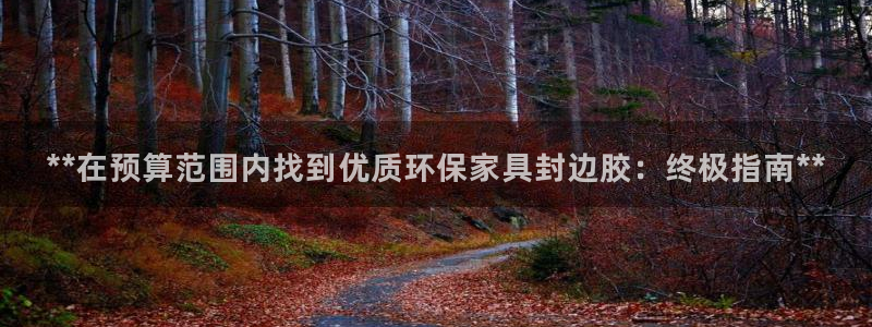 杏耀平台已注册入口：**在预算范围内找到优质环保家具封边胶：
